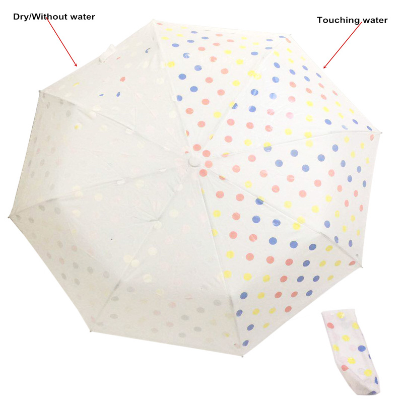 auto open auto close umbrella water color changing magic parasol